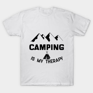 Camping Is My Therapy T-Shirt